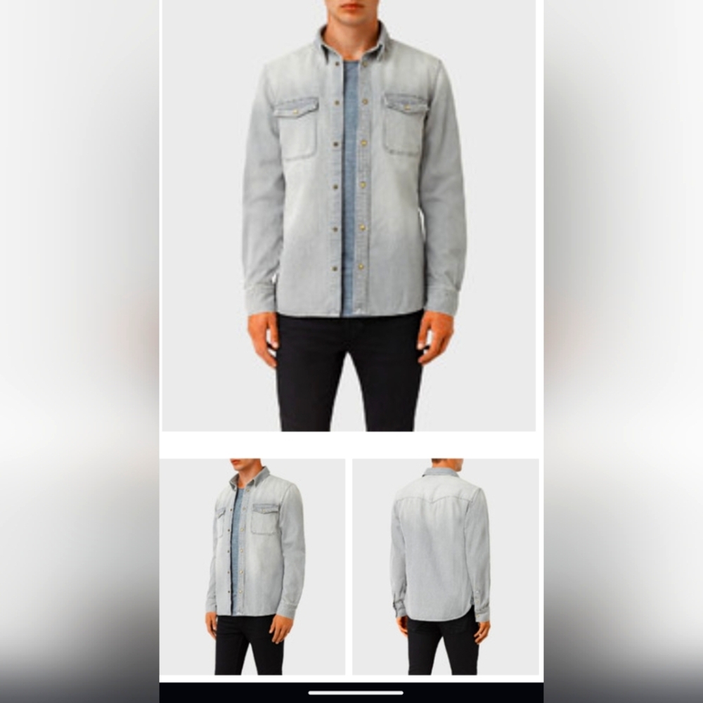 All Saints Ardno Long sleeve Shirt